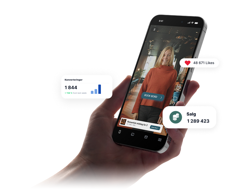 Streams mobilapp interface